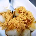 choco831's cooksnap of when they made 簡単おやつ♪黒蜜きな粉白玉.