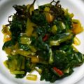 しゃとちゃん's cooksnap of when they made 大根の葉の野沢菜昆布風♡.