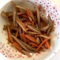 クック320348☆'s cooksnap of when they made しんなり★食べやすい【基本の金平ごぼう】.