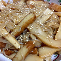 クック14JKQI☆'s cooksnap of when they made ﾒﾝﾏとさつま揚げの炒め物.