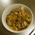 ☆こまっと☆'s cooksnap of when they made ☆鶏ひきの親子丼☆.