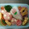 とーぼー's cooksnap of when they made 大人キャラ弁 おかしな弁当.
