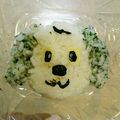 ゆきしゅんあや's cooksnap of when they made キャラ弁☆ワンワンおにぎり.