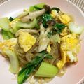 ♥さと♥'s cooksnap of when they made 春雨とチンゲン菜の卵炒め(°∀°*).