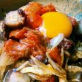 きえまま's cooksnap of when they made ❤︎タコとキムチのピリ辛コクうま丼❤︎.