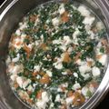 ぽん酢としょうゆ's cooksnap of when they made 離乳食後期☆ほうれん草と豆腐のだし煮.