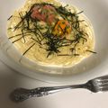 クックVECSLG☆'s cooksnap of when they made 五右衛門風！たらこのカルボナーラ☆.