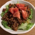 男の子3児ママもん吉's cooksnap of when they made お弁当に、子供の大好きなタコライス.