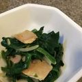 毬桃⭐️'s cooksnap of when they made ベーコンとほうれん草ともやしの炒め物.