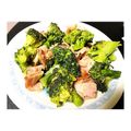 ♡あやぱんだ♡'s cooksnap of when they made ブロッコリーとベーコンのガーリック炒め.