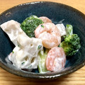 あおいあき's cooksnap of when they made 蓮根とエビのおかずサラダ.