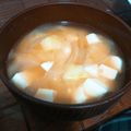 ユリ❁'s cooksnap of when they made 余り野菜とお豆腐で節約お味噌汁☆.