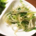 ★いずみーる★'s cooksnap of when they made コスパ最強…♡もやしと水菜のナムル.