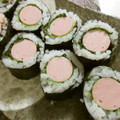 ☆Rokko☆'s cooksnap of when they made 魚肉ソーセージで、太巻き.