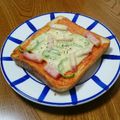 msft5632's cooksnap of when they made 時短朝ごはん！簡単ピザトースト風☆.