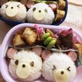 ナエ子's cooksnap of when they made テディベア♡くまちゃんおにぎり＊キャラ弁.