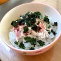 YuzuKizu's cooksnap of when they made 我が家の簡単カニツナ丼.
