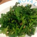だんご三兄弟のママ☆'s cooksnap of when they made からし菜と油揚げのニンニク風味炒め.