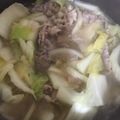 67luna's cooksnap of when they made ダシダの旨み凝縮☆牛肉煮込みうどん。.