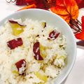 まゆまゆ105's cooksnap of when they made 秋の味覚さつま芋ご飯.