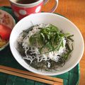Usagi＊'s cooksnap of when they made 素材の味♪湘南江の島風✿釜揚げしらす丼✿.