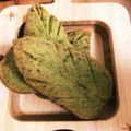 たーむさん's cooksnap of when they made ほうれん草の リーフクッキー.