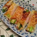 tamotan∞'s cooksnap of when they made 餃子の皮でオクラ巻き.