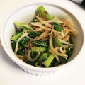 taberun's cooksnap of when they made 簡単で美味しい！小松菜ともやしのナムル.