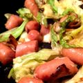 せきみつ's cooksnap of when they made 節約！キャベツとウインナーのチーズ炒め.