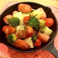 クックGF1961☆'s cooksnap of when they made スキレット♫鶏肉と野菜のぎゅうぎゅう焼き.