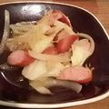 asuka_0620's cooksnap of when they made ウインナーとキャベツの炒め煮.