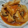 masaaihiro's cooksnap of when they made 簡単♪鶏むね肉と玉ねぎの生姜ケチャップ煮.