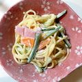 rihookoo's cooksnap of when they made 小松菜&スパゲッティーサラダ❤ゆりさん風.