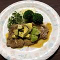Emikocupid's cooksnap of when they made 簡単！アボカドステーキ☆安いお肉でも絶品.
