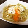 みゅう１５'s cooksnap of when they made ごぼう香る♪味噌すき丼.