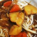 カノン530's cooksnap of when they made 簡単すぎ☆残りカレーでリメイクうどん.