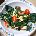 ★sakatera★'s cooksnap of when they made たまごフワフワ！カーボロネロの卵とじ.