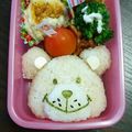MAHママ's cooksnap of when they made スージーズー♪ブーフおにぎり＊キャラ弁.
