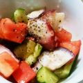 おざゆみ's cooksnap of when they made トマト・きゅうり・たこのさっぱりマリネ.