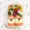 komutatata's cooksnap of when they made サンタのクリスマス☆スティックおにぎり.