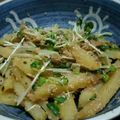 しばなおママ's cooksnap of when they made じゃがいもとカイワレの半生たらこ炒め.