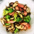 ねぞろ's cooksnap of when they made レンジで簡単☆キノコとウインナーの煮物.