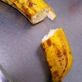 choco831's cooksnap of when they made バナナをすぱっと半分こ!!.