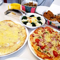 翔ママ＊'s cooksnap of when they made ＨＢでピザ生地作り。3種類の手作りピザ！.