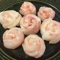 ゆすらうめw's cooksnap of when they made 鯛の刺身★花造りの切り方.