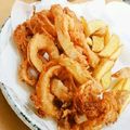 ひかﾆｬﾝ's cooksnap of when they made 唐揚粉でオニオンリング☆.