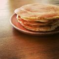 コメコチョコ's cooksnap of when they made ヨーグルト消費！モチフワパンケーキ！.