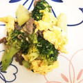 yuーtﾏﾏ's cooksnap of when they made 牛肉とﾌﾞﾛｯｺﾘｰの卵炒め.