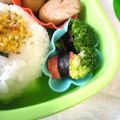 ミホ天然工房's cooksnap of when they made ブロッコリーのかにかまチーズ巻きキャラ弁.