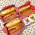ふたごゆき's cooksnap of when they made ランチ、お弁当に。卵とハムのロールサンド.